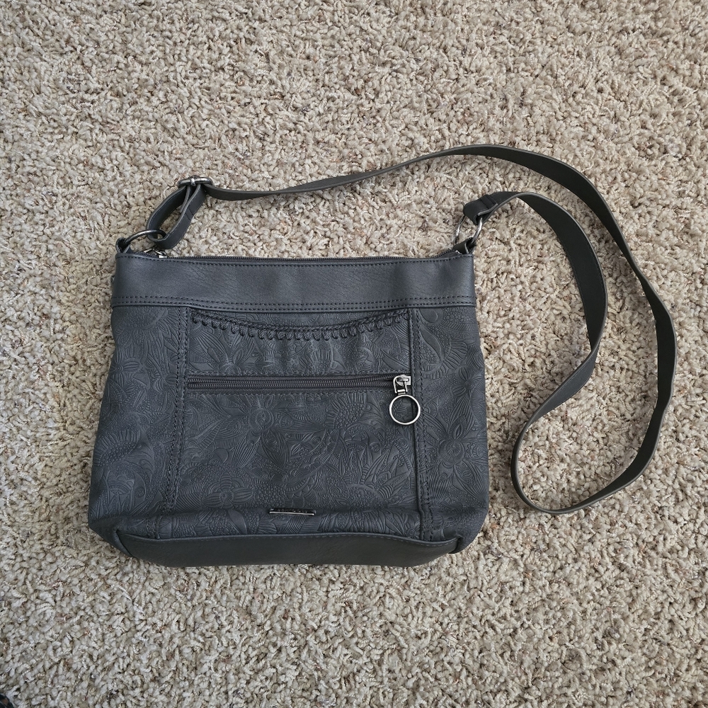 Sakroots Gray Arcadia Crossbody Bag Purse - Picture 3 of 13